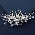 Handcrafted Bridal Hair Accessories with Rhinestones