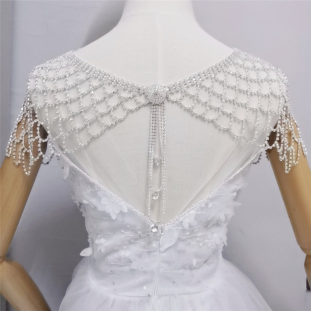 Fashion Crystal Tassel Bridal Shoulder Chain Jewelry