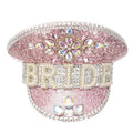 Rhinestone Bridal Letter Hat for Parties