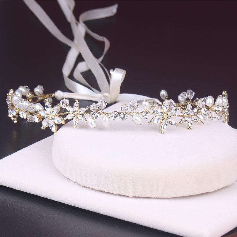 Bridal Handmade Accessories, Alloy Rhinestone Headband