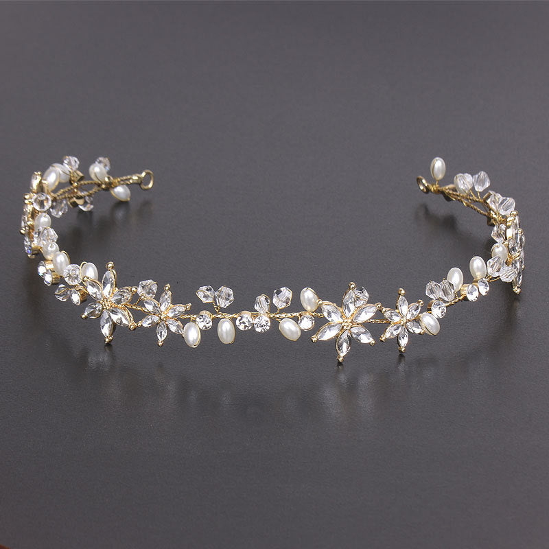 Bridal Handmade Accessories, Alloy Rhinestone Headband