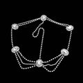 Gothic Rhinestone Hair Band Bridal Accessories