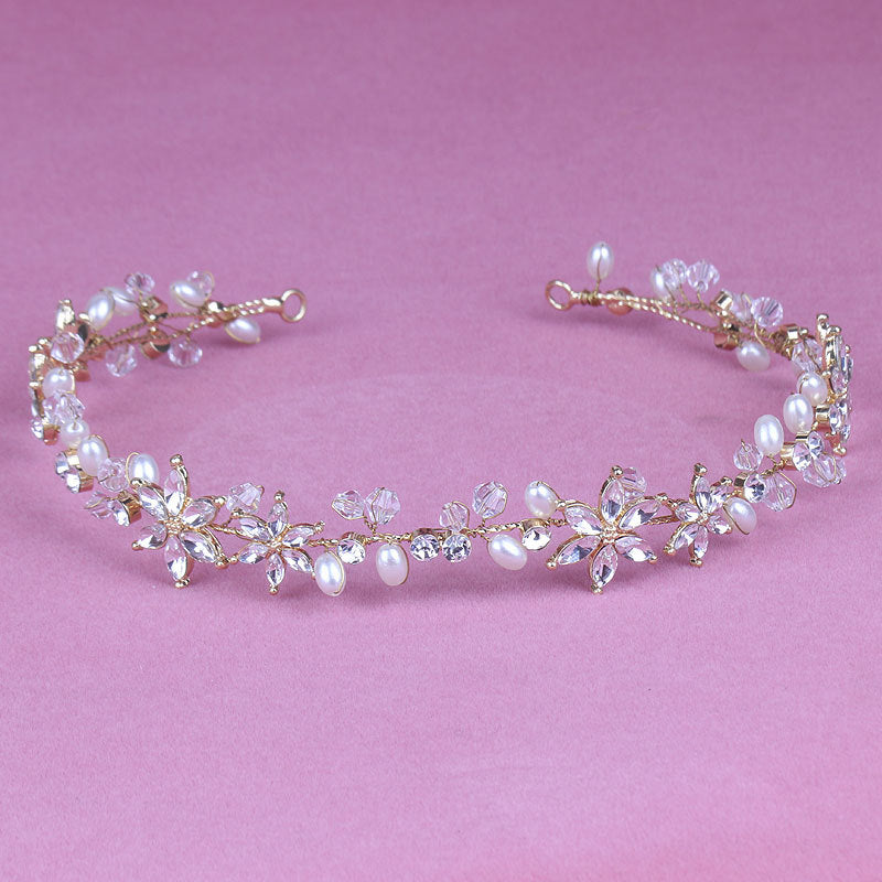 Bridal Handmade Accessories, Alloy Rhinestone Headband