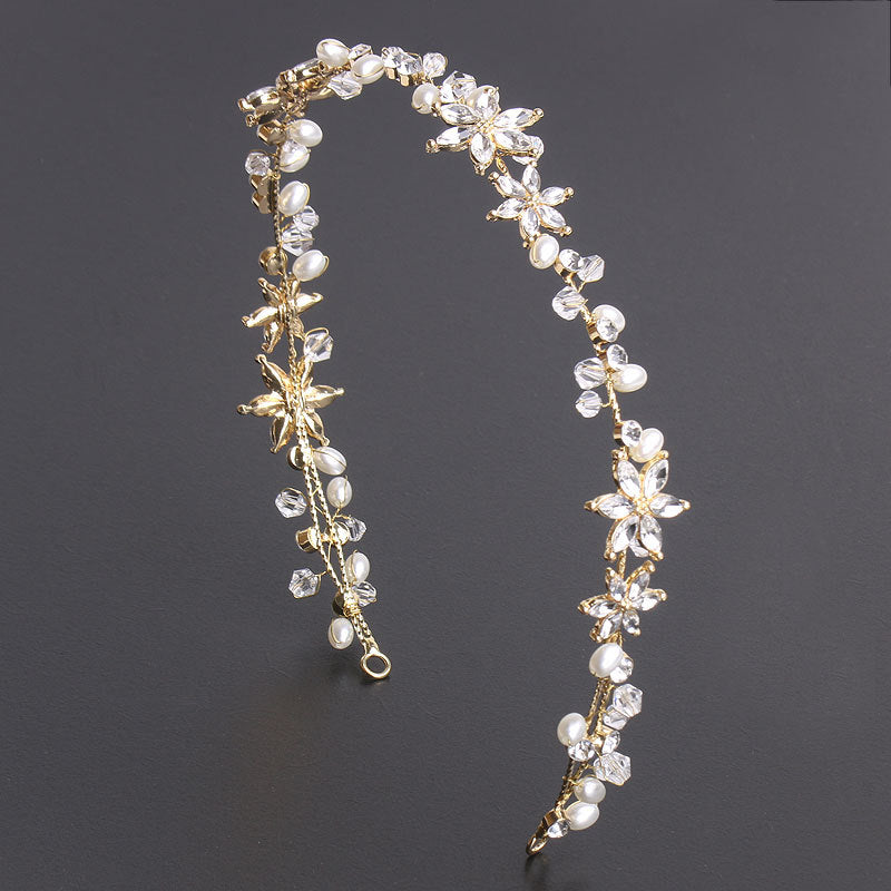 Bridal Handmade Accessories, Alloy Rhinestone Headband