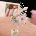 New Bride Headpiece with Lace, Pearl & Crystal Accents